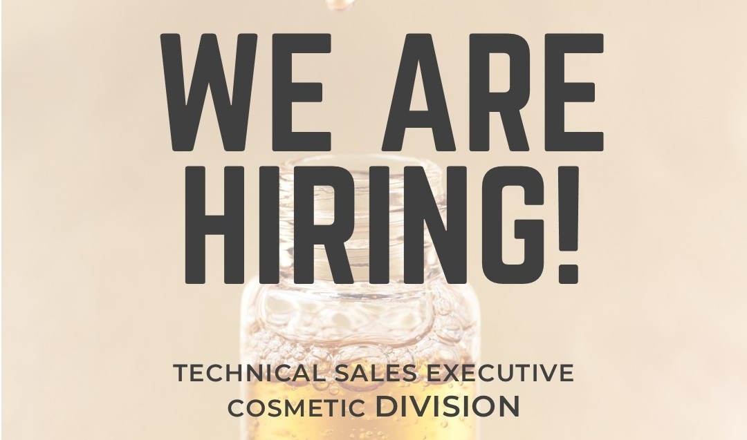 Technical Sales Executive Cosmetic Division recruitment